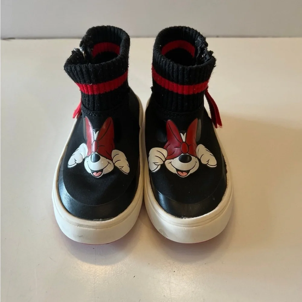 Kids Black and Red Character Shoes
